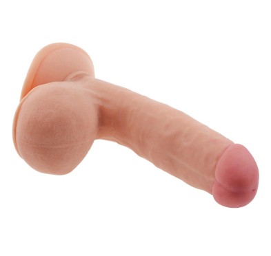 Dildo realistyczne z przyssawką żylaste 18 cm